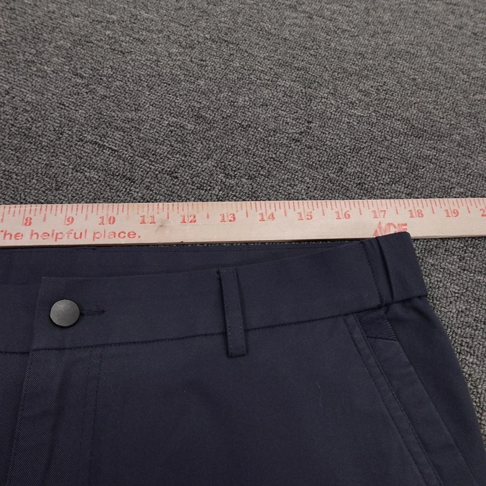 Jack Archer Pants Mens 34x34 Deep Blue Microfiber Chino Straight Leg Casual